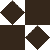 Four brown diamond shapes arranged in a grid pattern.