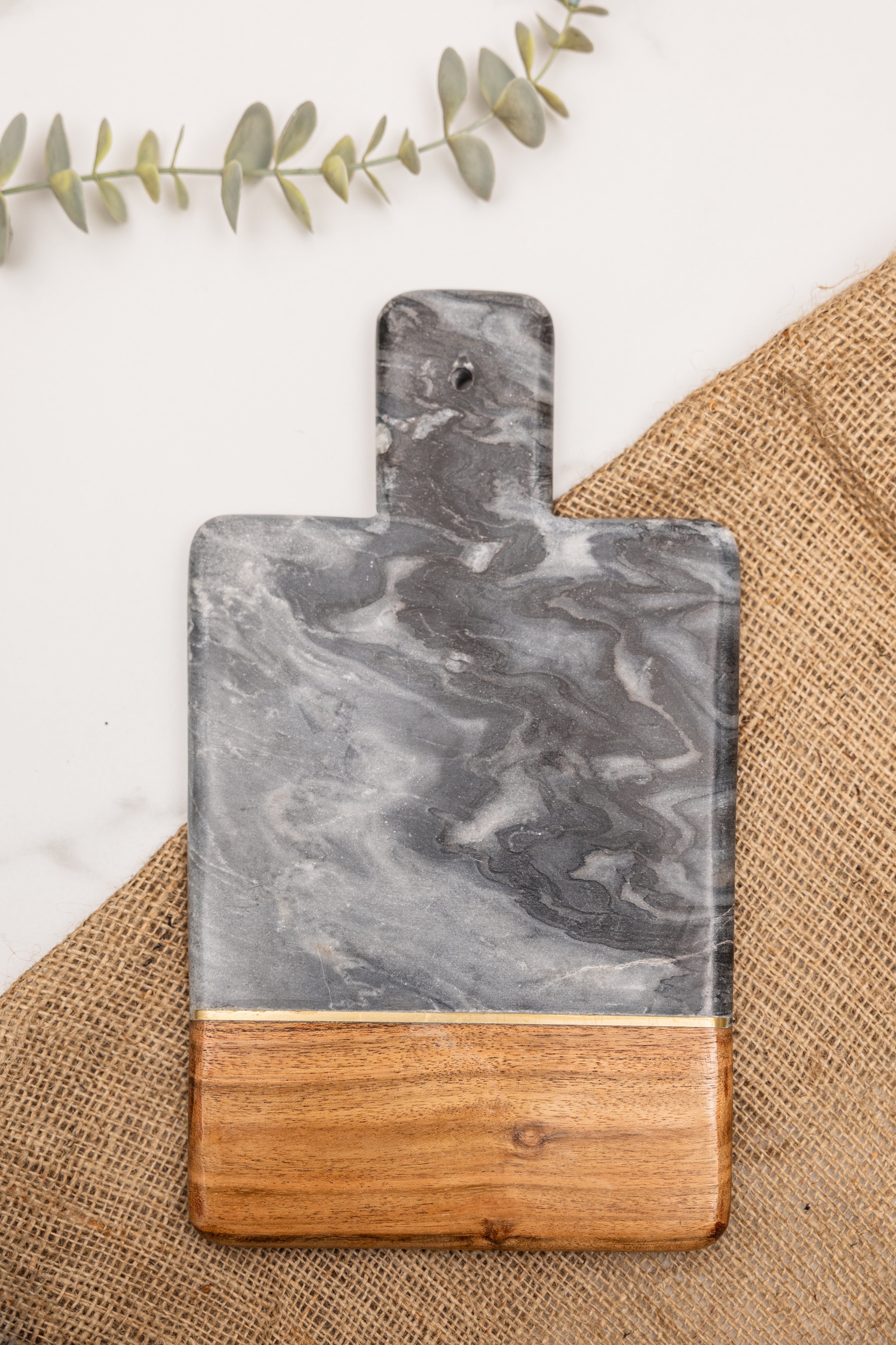 Black Marble Paddle Cheese Board