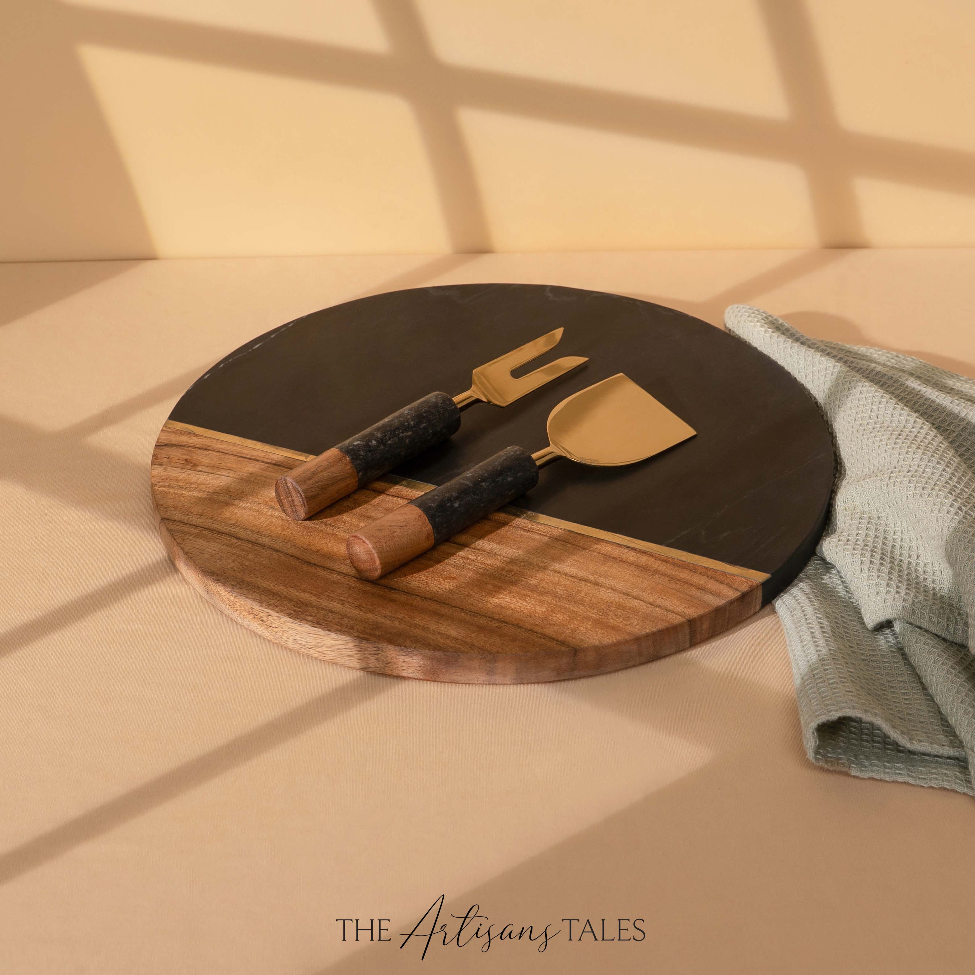 black brown wood serving board