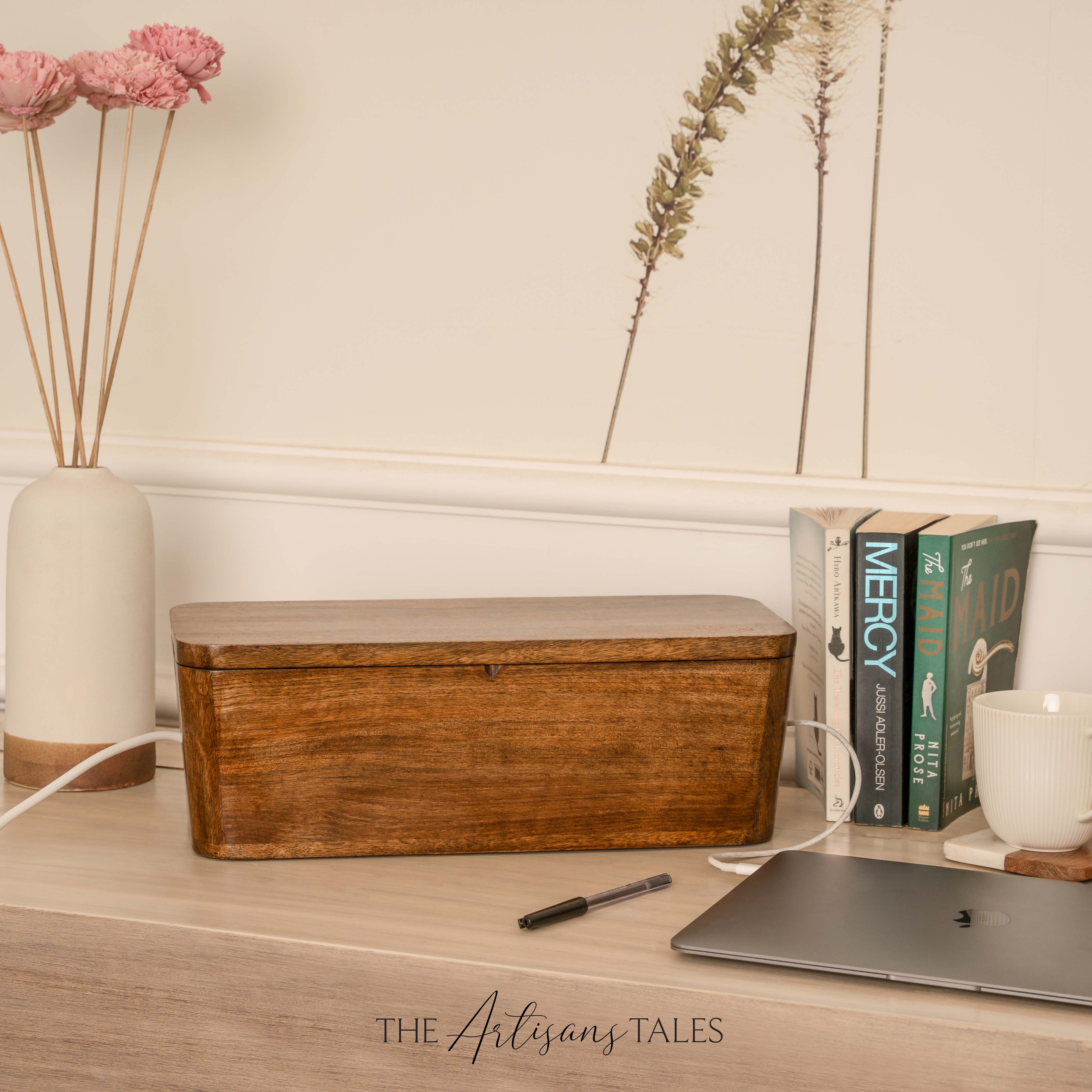 wood desk accessories