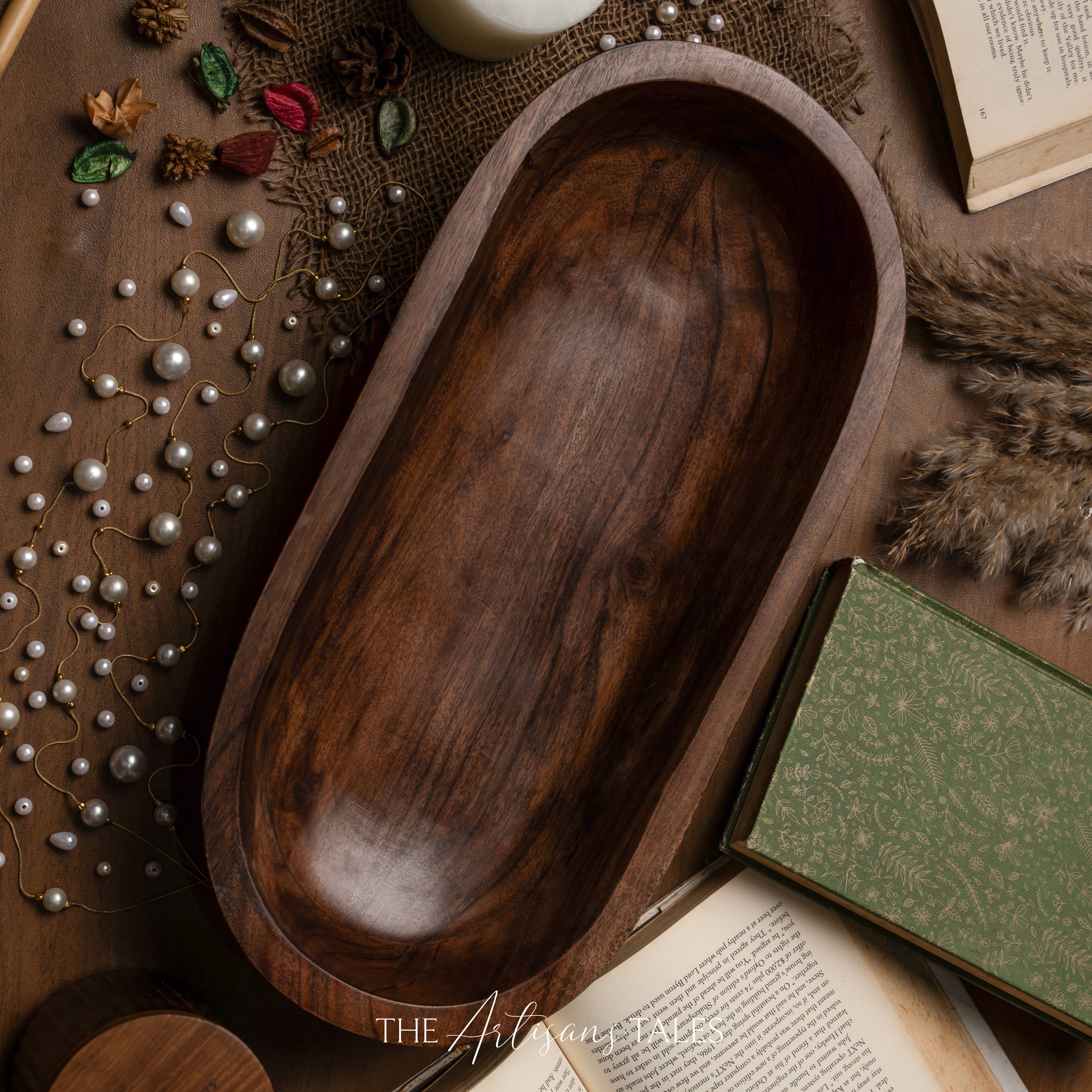 Eco friendly wood tray