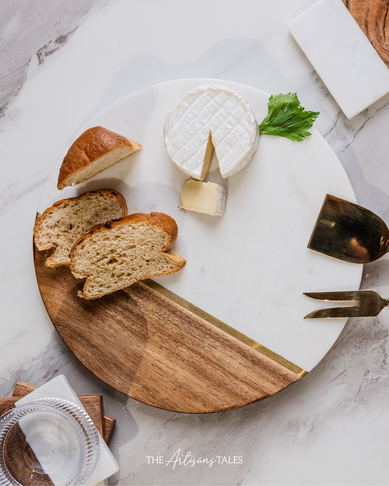 marble platter board