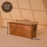 Wood Cable Management Box – Large Cord Organizer with Magnetic Lid