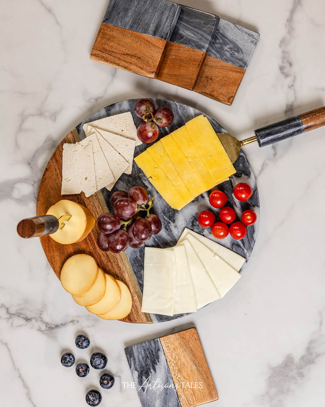 Marble Cheese Set