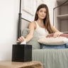 Dark Wood Tissue Dispenser - Square