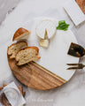 Grazing Charcuterie Board Round - White