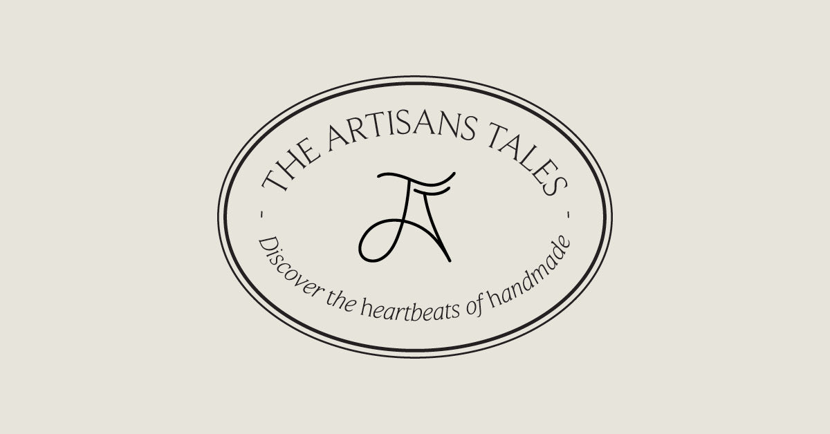 The Artisans Tales logo with the tagline “Discover the heartbeats of handmade.”