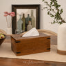 Natural Wood Tissue Dispenser - Rectangle